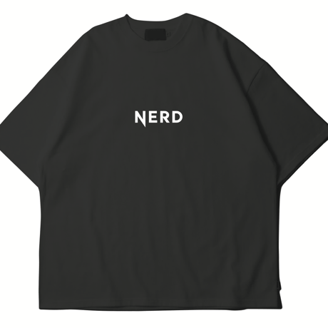 NERD Tシャツ ビックシルエット（ブラック）