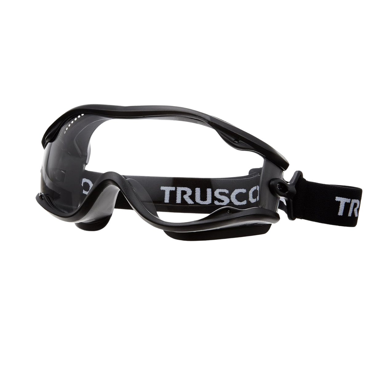 TRUSCO セーフティゴーグル TSG22BK メガネの人用（ワイドビュー・防曇