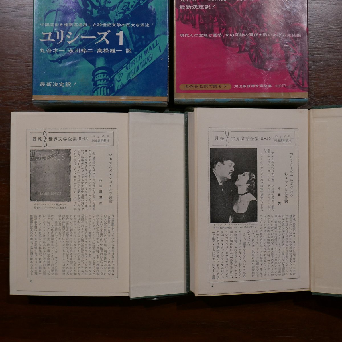 ユリシーズ I・II（世界文学全集II-13、II-14） ジェイムズ・ジョイス