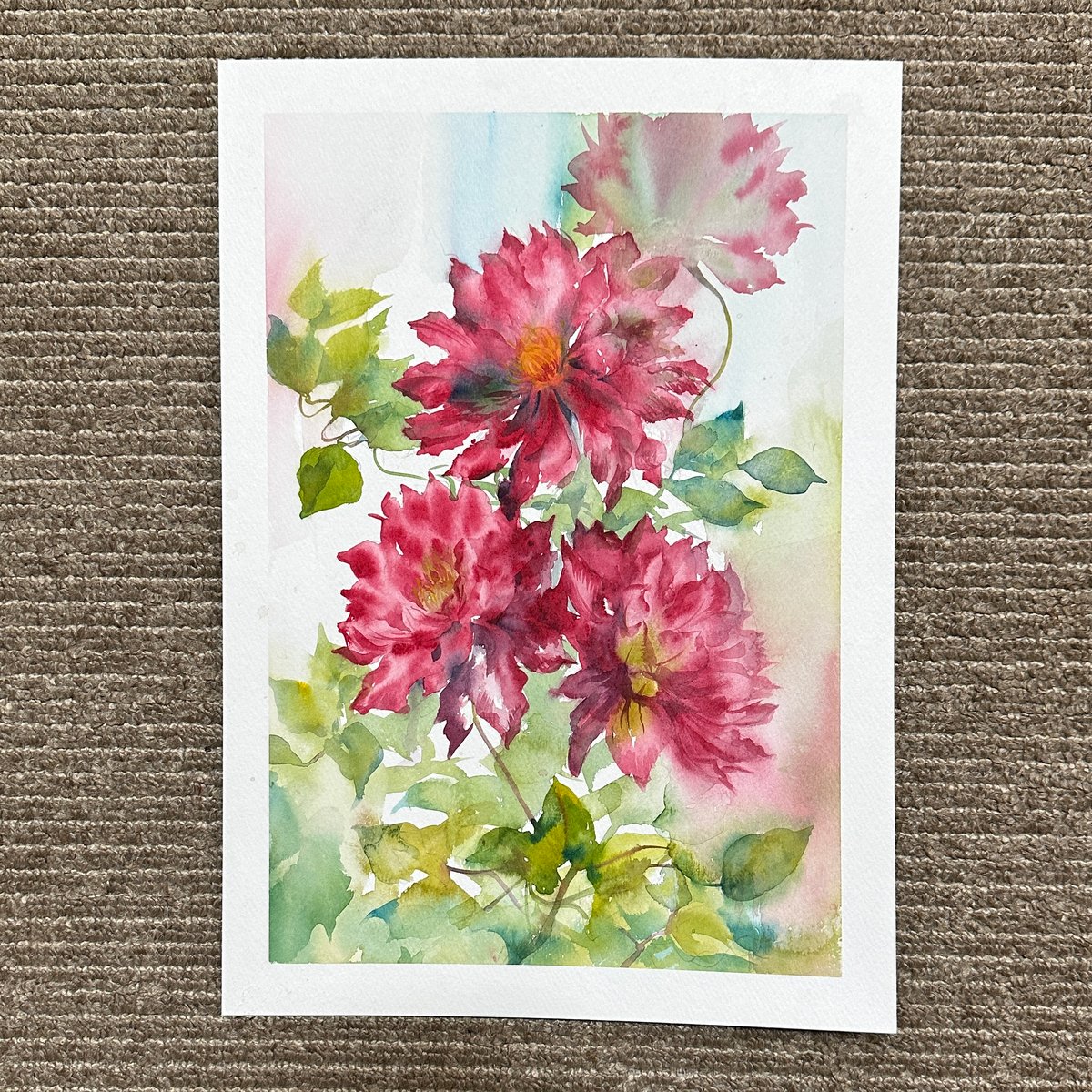 クレマチス花炎 | tsuruyuna art