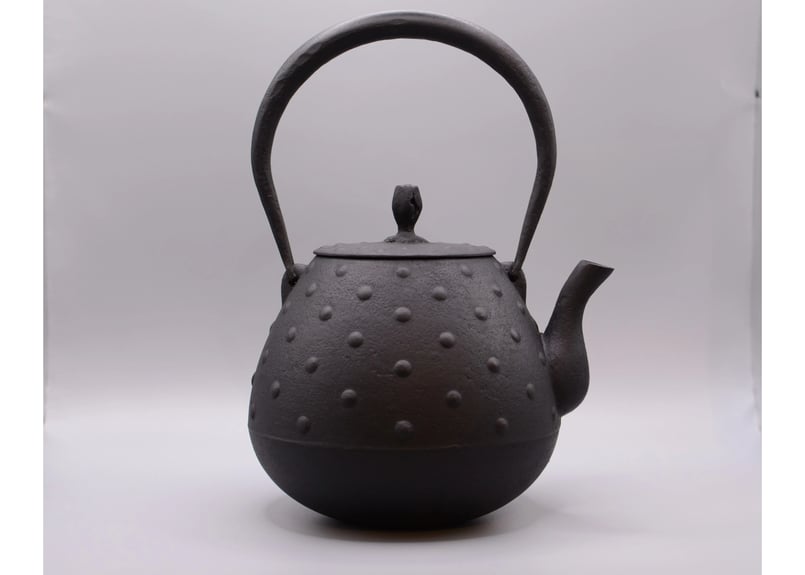 南部鉄器 釜定 鉄瓶 秋の実 大あられ | réunir