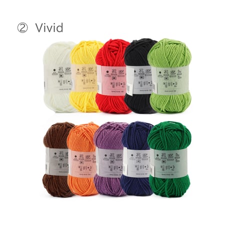 Milky Yarn 10 Color Set（ミルキーヤーン10色セット）