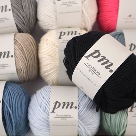 pm. (Pure Merino Wool) ピュアメリノウール100%