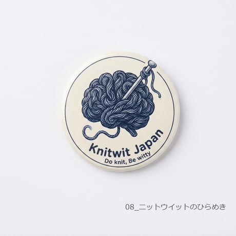 KnitWit Japan Original Badge(オリジナル缶バッチ)