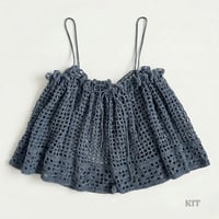 (KIT)_方眼レースのキャミチュニック