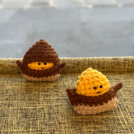 (KIT)_韓国作家のknitting_ssem 野菜キーリング