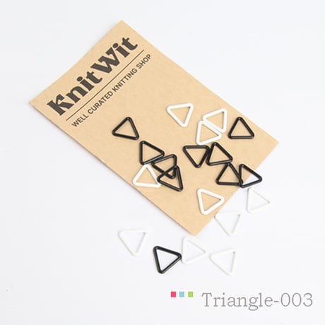 Triangle Color Loop Markers (White+Black)