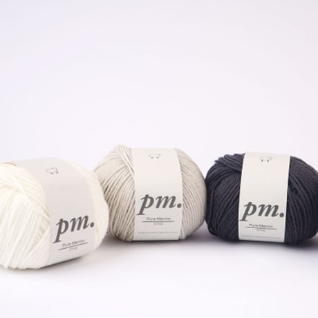 pm. (Pure Merino Wool) ピュアメリノウール100%