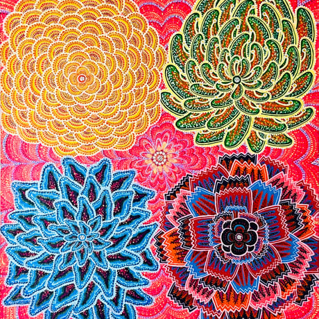 サイン入り　花柄　E. Oros 油彩画 花瓶の花 油彩画 花瓶の花 金色フレーム紫陽花 アジサイ 自筆サインあり