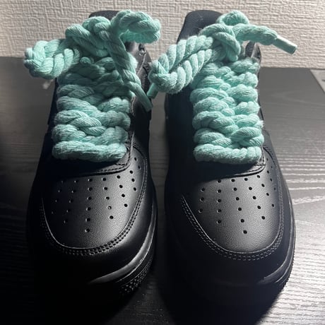 ティファニーブルーロープシューレース　12mm×140cm 2本セット