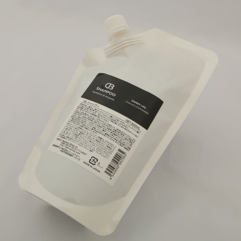 ｸﾞﾗｽﾎﾞﾄﾙ付》 dbｼｬﾝﾌﾟｰ/500ml ￥4,500+税 | DANDY LIFE