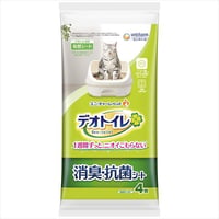 【お得なまとめ買い・24点セット】デオトイレ 1週間消臭・抗菌シート（4枚入り×24点）【ユニ・チャーム】【 ペット用品 】　　　　　　　　　　　　　　　4520699628416