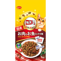 ≪地域限定配送≫【お得なまとめ買い】ミオドライミックス お肉とお魚ミックス味 １ｋｇ（５００ｇ×２袋）　［日本ペットフード］