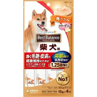 ≪地域限定配送≫【お得なまとめ買い48袋・96袋】ベストバランス おやつ 柴犬用 高齢向け 鶏ささみ ×4本