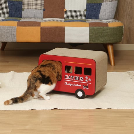 【お得なまとめ買い・2点】猫の爪とぎ ロンドンバス (54226)       68131