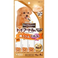 ≪地域限定配送≫【お得なまとめ買い48袋・96袋】ベストバランス おやつ トイ・プードル用ささみ入り ×4本