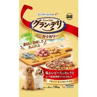 ≪地域限定配送≫【お得なまとめ買い4袋・8袋】グラン・デリ カリカリ仕立て 成犬用 味わいビーフ入り セレクト 1.6kg