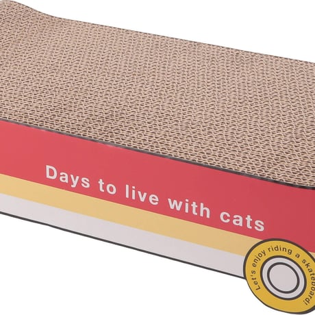 【お得なまとめ買い・6点】猫の爪とぎ スケボー (54227)       68132