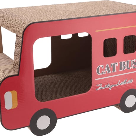 【お得なまとめ買い・2点】猫の爪とぎ ロンドンバス (54226)       68131