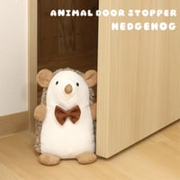 【お得なまとめ買い・4点】アニマルドアストッパー ハリネズミ BR       37894