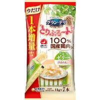 ≪地域限定配送≫【お得なまとめ買い48袋・96袋】グラン・デリ とりぷる～ん ぷるっとゼリー とりささみ入り ×6本