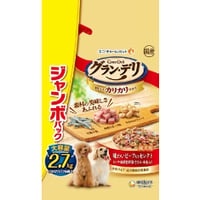 ≪地域限定配送≫【お得なまとめ買い4袋】グラン・デリ カリカリ仕立て 成犬用 味わいビーフ入り セレクト 2.7kg