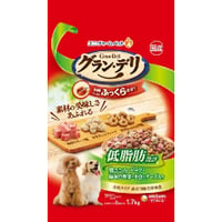 ≪地域限定配送≫【お得なまとめ買い4袋・8袋】グラン・デリ ふっくら仕立て 低脂肪設計 鶏ささみ・ビーフ・緑黄色野菜・小魚・チーズ・角切りビーフ粒入り 1.7kg