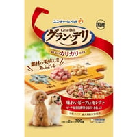 ≪地域限定配送≫【お得なまとめ買い9袋・18袋】グラン・デリ カリカリ仕立て 成犬用 味わいビーフ入り セレクト 700g