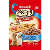 ≪地域限定配送≫【お得なまとめ買い9袋・18袋】グラン・デリ ふっくら仕立て ビーフ・白身魚・チキン・緑黄色野菜・チーズ・角切りビーフ粒入り 750g