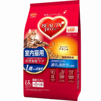 ≪地域限定配送≫【お得なまとめ買い】ビューティープロ キャット 成猫用 １歳から チキン味 １．５ｋｇ（３００ｇ×５袋）　［日本ペットフード］