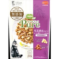 ≪地域限定配送≫【お得なまとめ買い】コンボ ピュア キャット 毛玉排出サポート まぐろ味・鶏肉・かつお節添え ２００ｇ　［日本ペットフード］