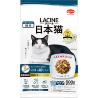 ≪地域限定配送≫【お得なまとめ買い】ラシーネ 日本猫 にぼし削り入り ６００ｇ（１５０ｇ×４袋）　［日本ペットフード］