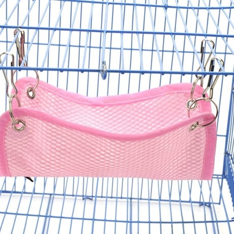 【お得なまとめ買い・6点】ペット用品 ハンモック 吊りベッド ハムスター 子猫 メッシュ 夏用 通気　　　　　　　　　　　　　　　D-a1718