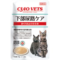 ［猫用］CIAO VETS 下部尿路ケア ウェット パウチ まぐろ＆とりささみ