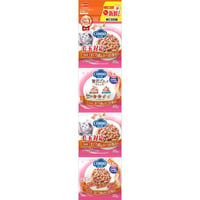 ≪地域限定配送≫【お得なまとめ買い】コンボ キャット 連パック 毛玉対応メニュー まぐろ節・かつお節添え ３５ｇ×４袋　［日本ペットフード］