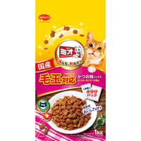 ≪地域限定配送≫【お得なまとめ買い】ミオドライミックス 毛玉対応 かつお味 １ｋｇ（５００ｇ×２袋）　［日本ペットフード］