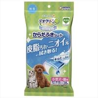 【お得なまとめ買い・24点セット】デオクリーン からだふきシート 小型犬・猫用 無香（28枚×24点）  【 ペット用品 】　　　　　　4520699641927