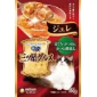 ≪地域限定配送≫【お得なまとめ買い】銀のスプーン 三ツ星グルメ パウチジュレまぐろ・かつおにかつお節添え ３５ｇ　［ユニ・チャームペット］
