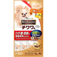 ≪地域限定配送≫【お得なまとめ買い48袋・96袋】ベストバランス おやつ チワワ用 高齢向け 鶏ささみ ×4本
