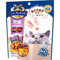 ≪地域限定配送≫【お得なまとめ買い】コンボ プレゼント キャット おやつ 腎臓の健康維持 お肉ミックス味 ３ｇ×１４袋　［日本ペットフード］