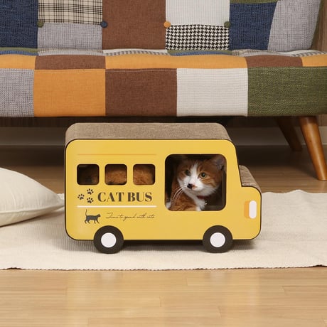 【お得なまとめ買い・2点】猫の爪とぎ ロンドンバス (54226)       68131