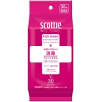 【お得なまとめ買い・24点】スコッティ　ウェットタオル　消毒　（30枚×24点）【ノンアルコール】 【掃除用品】 　　　　　　　　4901750771164