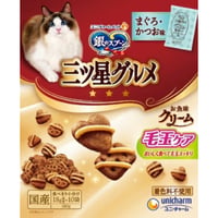 ≪地域限定配送≫【お得なまとめ買い】銀のスプーン 三ツ星グルメ お魚味クリーム毛玉ケア １８０ｇ　［ユニ・チャームペット］