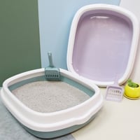 猫用トイレ シンプルデザイン・4色展開（小・大サイズ）【猫トイレ本体】　　　　　HHY660