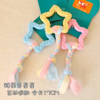 歯を磨く 動物玩具   ドーナツ  ハンドメイド  結び 　ペットグッズ　犬　猫　ペット用おもちゃ　ペット　　　　　　　　　　　　　　　pet194