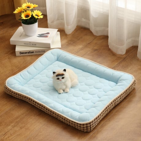 【お得なまとめ買い・2点】ペット用品 ペットベッド 夏用 涼しい 快適  夏用 小型犬 ねこ マット ラグ　　　　　　　　　　　　　　　CW-554