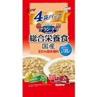 ≪地域限定配送≫【お得なまとめ買い20袋・40袋】グラン・デリ 100%国産鶏肉パウチ 総合栄養食ジュレ 成犬用 緑黄色野菜入り&ビーフ入り ×4袋