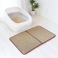 猫砂飛び散り防止マット　【2重構造/水洗い可】 【猫トイレマット】　　　　　　　　　　  FL-3193