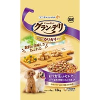 ≪地域限定配送≫【お得なまとめ買い4袋・8袋】グラン・デリ カリカリ仕立て 成犬用 彩り野菜入りセレクト 1.6kg