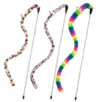 ペット 用品 カラフルしっぽ ロング 猫じゃらし（全3色／鈴付き） 【ペット用品】　　　　　　　　　20250319-6586